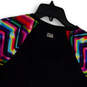 Womens Black Short Sleeve V-Neck Stretch Pullover T-Shirt Size Small image number 4