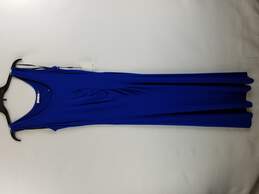 Calvin Klein Women Blue Long Dress S