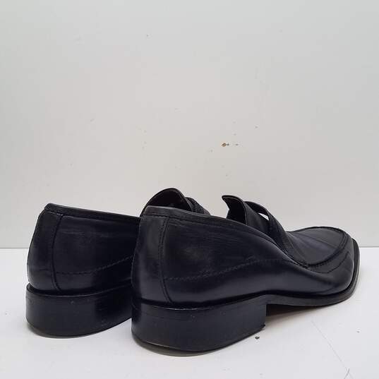 Giorgio Ferri Leather Dress Shoes Black Men's Size 12 image number 4