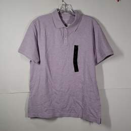 NWT Mens Pique Cotton Short Sleeve Collared Polo Shirt Size Medium