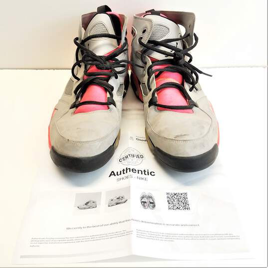 Nike Men's Jordan Flight Club 91 'Metallic Silver Crimson' Size 13--Authenticated image number 1