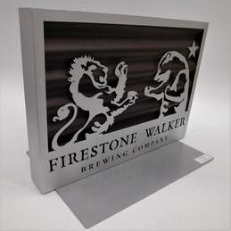 Firestone Walker Brewing Company Metal Bar Advertising Sign w/ Base Stand alternative image