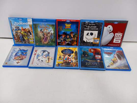 Bundle of 10 Assorted Disney Blu-Ray Movies image number 1