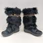 Bear Paw Women's Black Furry Boots Size 5 image number 2