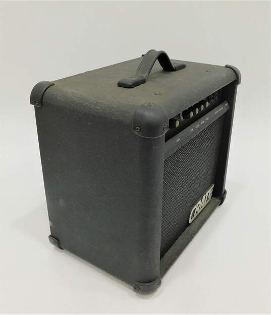 Crate Brand BX-15 Model Black Electric Bass Guitar Amplifier w/ Power Cable image number 2