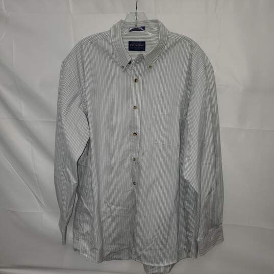 Pendleton Cotton Metro Button Up Shirt Size L image number 1