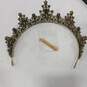 MMK Baroque Rhinestone Half Tiara Crown One Size image number 2