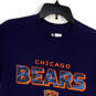 Mens Blue Chicago Bears Short Sleeve Crew Neck Pullover T-Shirt Size M image number 3