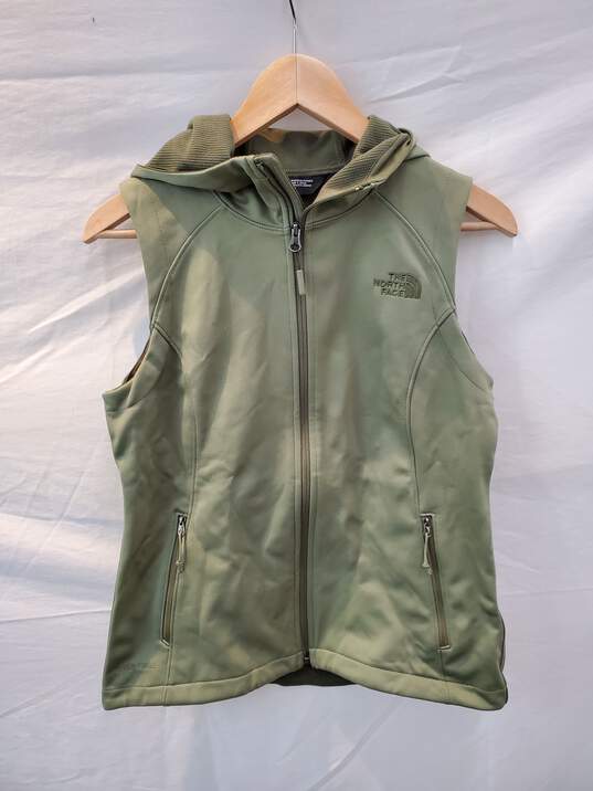 The North Face Full Zip Hooded Windwall Vest Women's Size S image number 1
