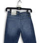 NWT Womens Blue Denim Medium Wash Pockets Regular Fit Straight Jeans Sz 24 image number 1