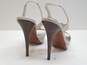 Yves Saint Laurent Stringback White Heels Women's Size 38 (Authenticated) image number 4