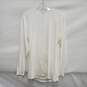 NWT Universal Standard WM's White Cross Front Blouse Size SM image number 2