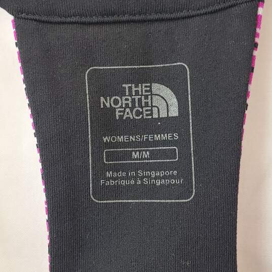 The North Face Womens Active Racerback Pink Striped Tank Top Size M image number 3