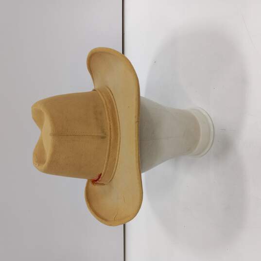 Beige US Made Western Style Hat Size Mediuim image number 3