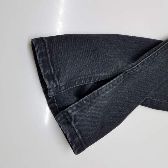 Zara washed black slim denim jeans women's 2 nwt image number 5