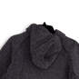 NWT Womens Gray Sherpa Long Sleeve Kangaroo Pocket Pullover Hoodie Size S image number 4
