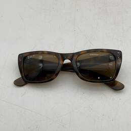 Ray Ban Womens Brown Black Full Rim UV Protection Square Sunglasses
