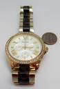 Fossil AM4499 Cecile Gold Tone & Tortoiseshell Women's Chronograph Watch 102.2g image number 4