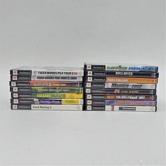 Lot of 15 Sony PlayStation 2 Games Guitar Hero III image number 1