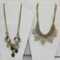 Gold Toned Fashion Jewelry Assorted 5pc Lot image number 3