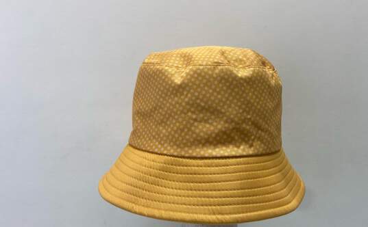 Disney Princess Yellow Polka Dot Bucket Sun Hat One Size image number 4