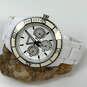 Designer Fossil ES-2540 White Stainless Steel Round Dial Analog Wristwatch image number 1