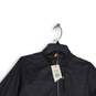NWT Womens Black Mock Neck Long Sleeve Full-Zip Windbreaker Jacket Size M image number 3