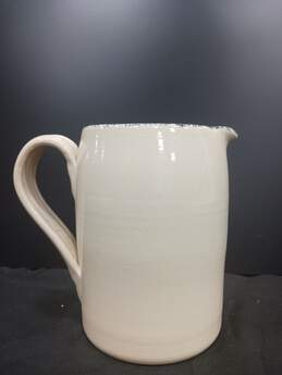 Hand Made Casey Pottery - Casey Seed Co. Vegetable Ceramic Pitcher - Made In Texas alternative image