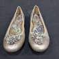 Born Khari Silver Panna Cotta Metallic Slip On Ballet Flats/Shoes Women's Size 9 IOB image number 5