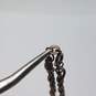 Sterling Silver Box Chain Twist Double Link Necklace 17.2g image number 5