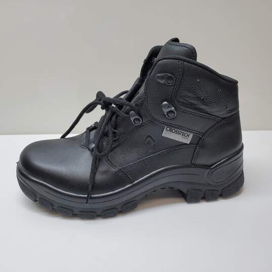 Haix Airpower P7 Men 8.5M Shoes Black Sun Reflect Leather Tactical High Boots Sz 8.5 image number 2