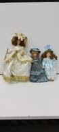 Vintage Bundle of 3 Assorted Porcelain Dolls image number 1