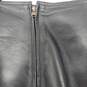 Newport News Women's Black Leather Pencil Skirt Size 12 image number 4
