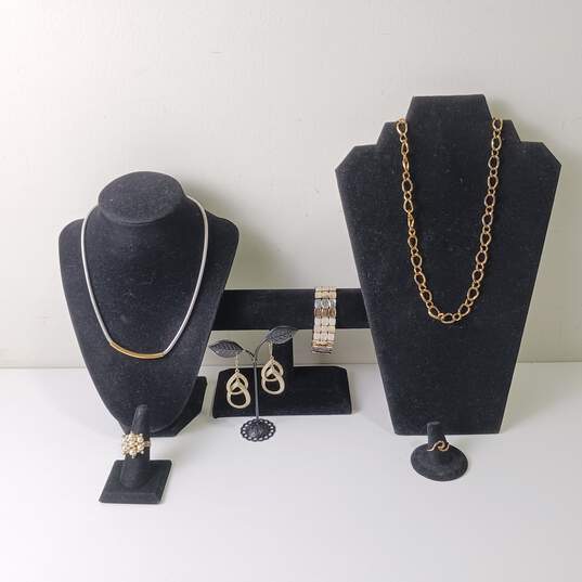 Gold Tones Layering Fashion Jewelry Set image number 1