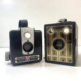Vintage Kodak Lot of 2 Brownie Box Cameras