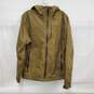 The North Face Men's100% Nylon Thermal Insulated Mustard Color Hooded Windbreaker Size SM image number 1