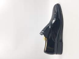 Ermenegildo Zegna Black Patent Loafers M 8D COA