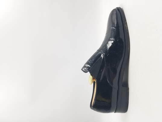 Ermenegildo Zegna Black Patent Loafers M 8D COA image number 1