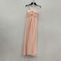 Womens Pink Sleeveless Spaghetti Strap Bridesmaid Fit & Flare Dress Size 2 image number 1