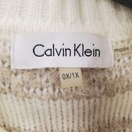 Calvin Klein Women Ivory Sweater SZ 1X