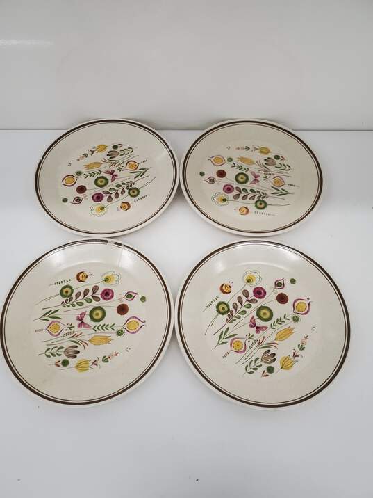 Set of 4  Lenox Temperware SPRITE Butterfly Bread Plates image number 1