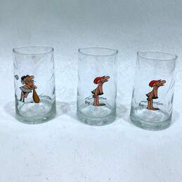 Vintage 1981 Arby's B.C. Ice Age Caveman Collector Series Set of 3