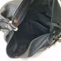 Michael Kors Black Leather Shoulder Hobo Tote Bag image number 6