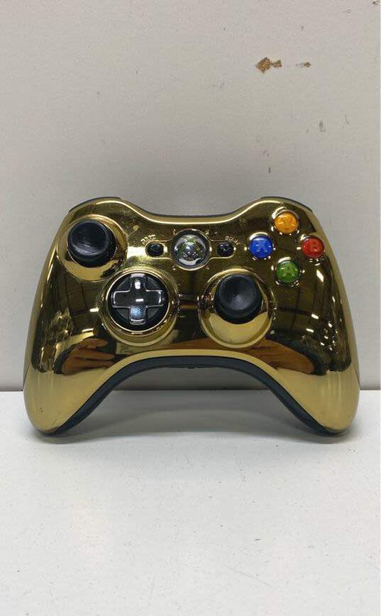 Microsoft Xbox 360 controller - Chrome Gold image number 1