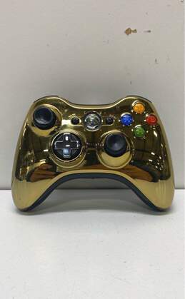 Microsoft Xbox 360 controller - Chrome Gold
