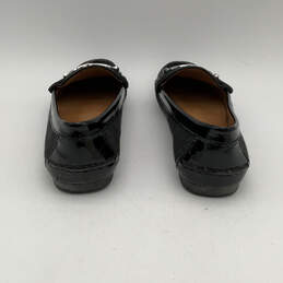 Womens Fortunata A0008 Black Signature Print Loafer Shoes Size 6.5 M alternative image