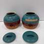 6pc. Handcrafted 3D Drip Glazed Pottery Bundle image number 4