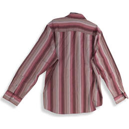 NWT Mens Purple Striped Long Sleeve Regular Fit Button-Up Shirt Size XL alternative image