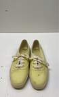 Keds x Kate Spade Champion Neon Yellow Canvas Lace Up Sneakers Women's Size 8.5 image number 5