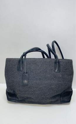 Etienne Aigner Wool Shoulder Bag Grey